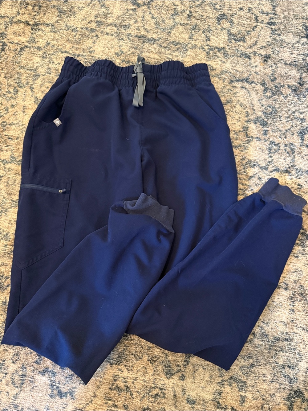 Women’s navy figs scrub pants